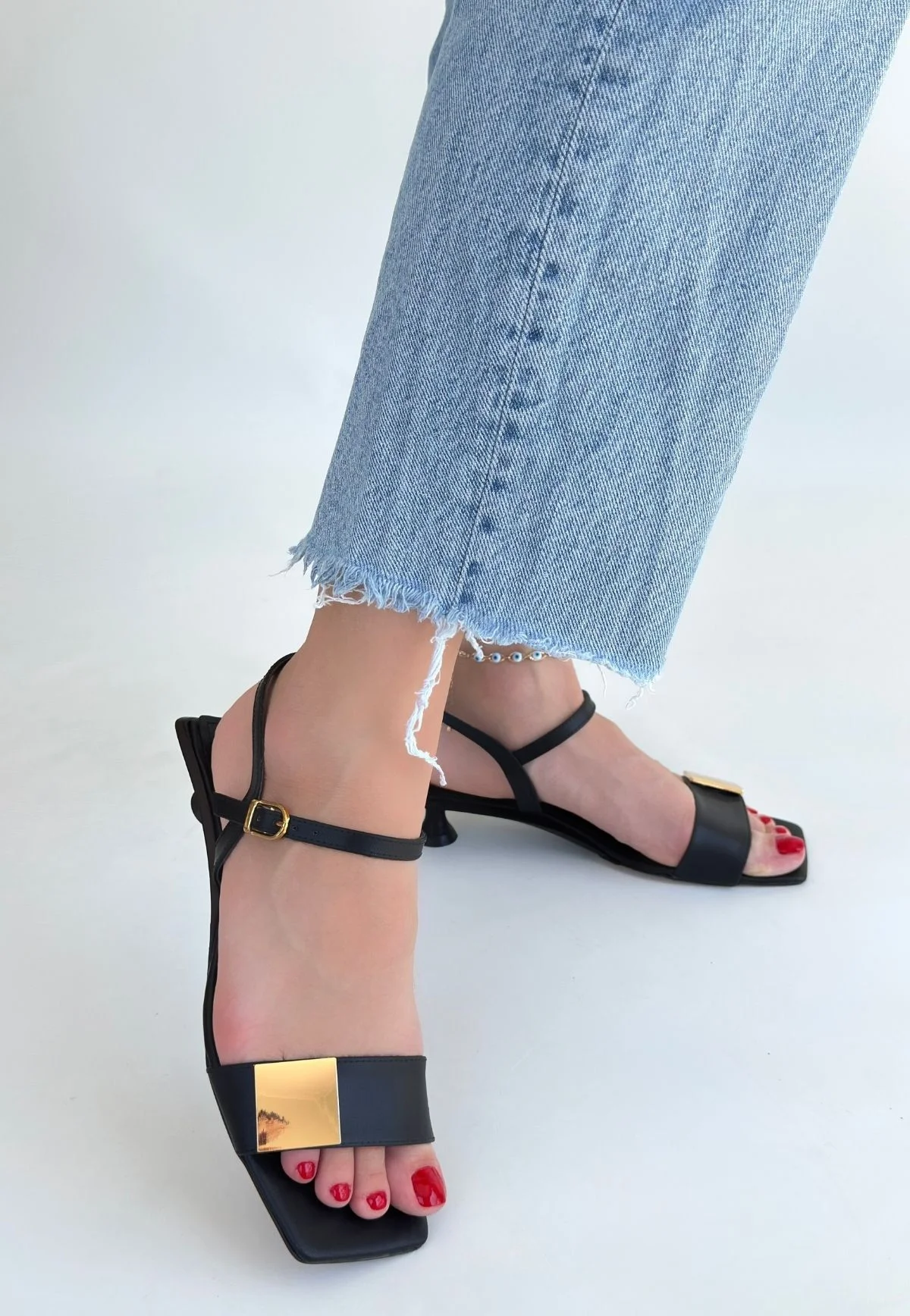 Zıan Siyah Topuklu Ayakkabı