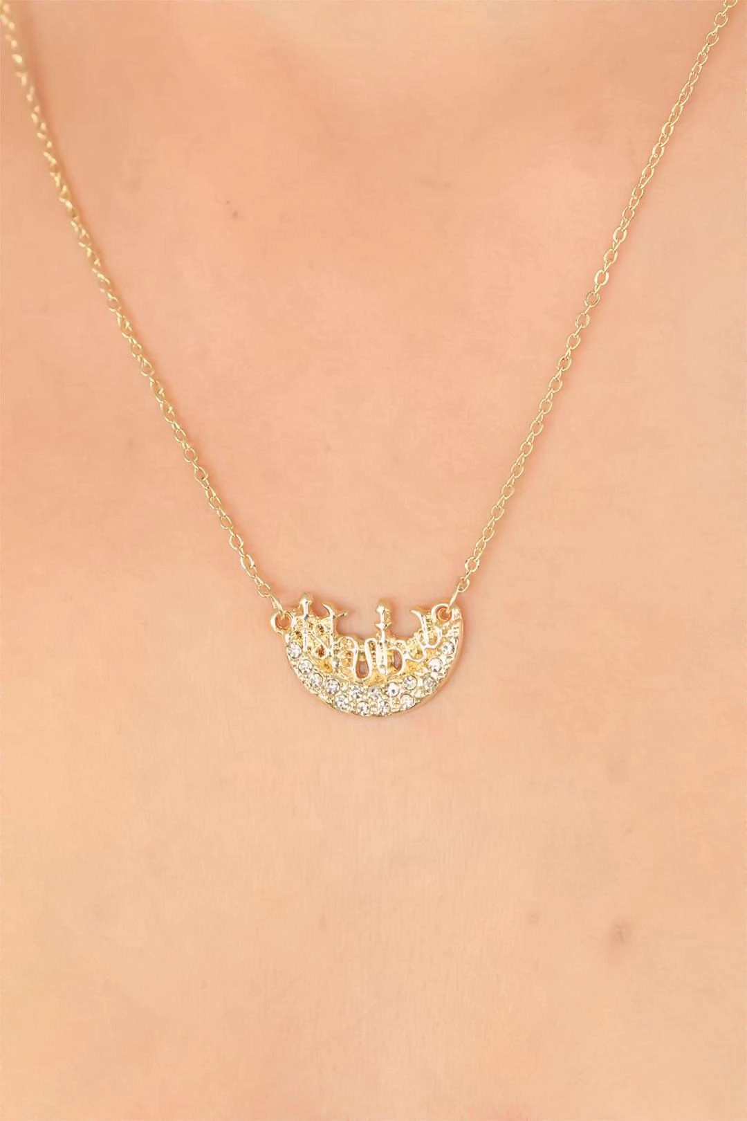 Zirkon Taşlı Bayan Kolye