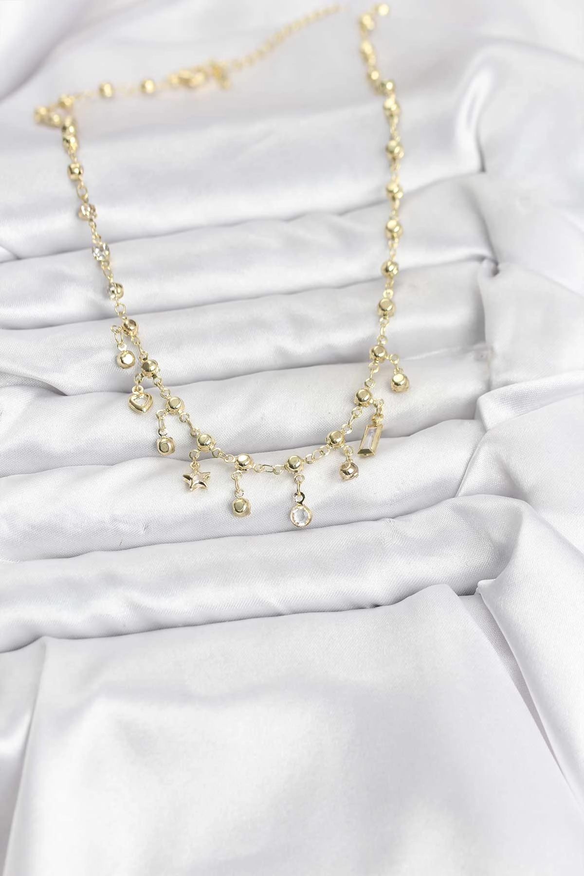 316L Çelik Zincir Gold Renk Kolye