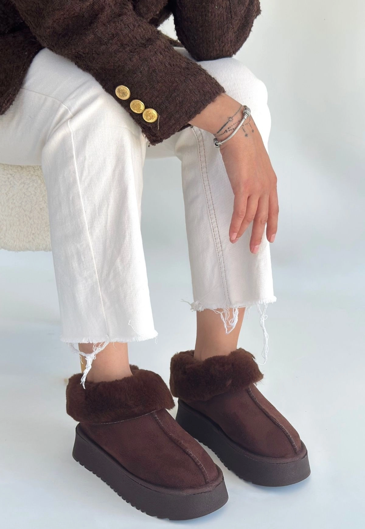 Edali Kahverengi Süet Bot