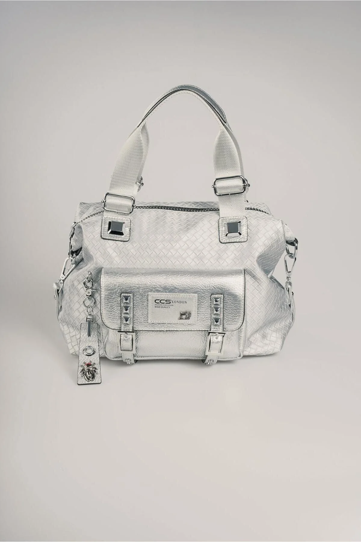 Wawin Gri Cilt Omuz Çantası