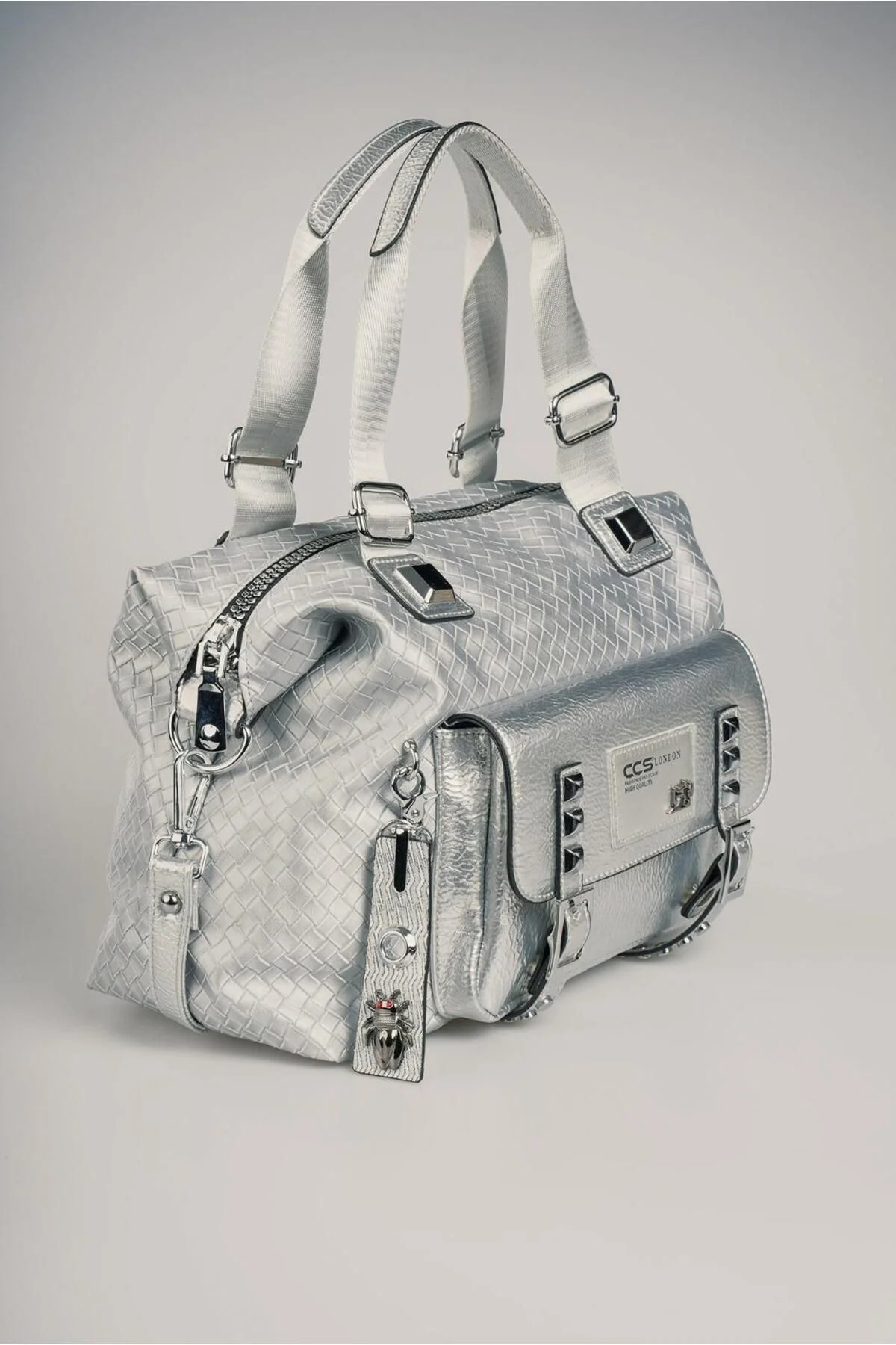 Wawin Gri Cilt Omuz Çantası