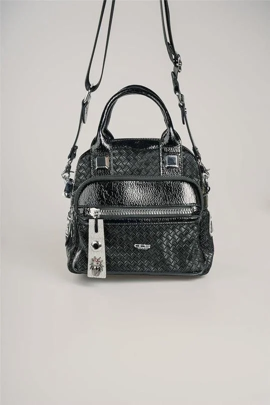 Şaty Siyah Cilt Ve Omuz Çantası