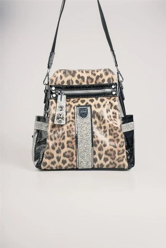 Poge Leopar Cilt Kol Ve Sırt Çantası
