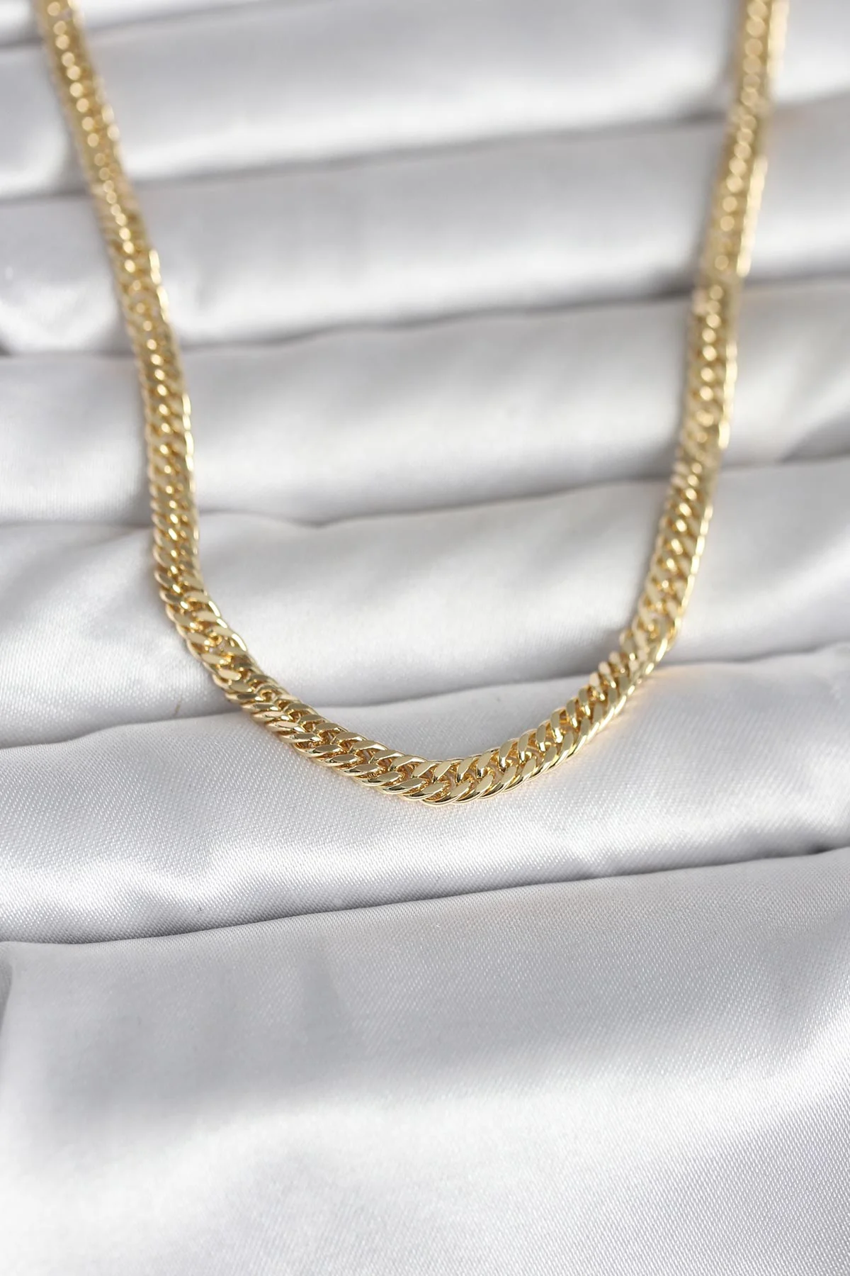 CM 14K Gold Renk Zincir Model 45 cm Kadın Kolye