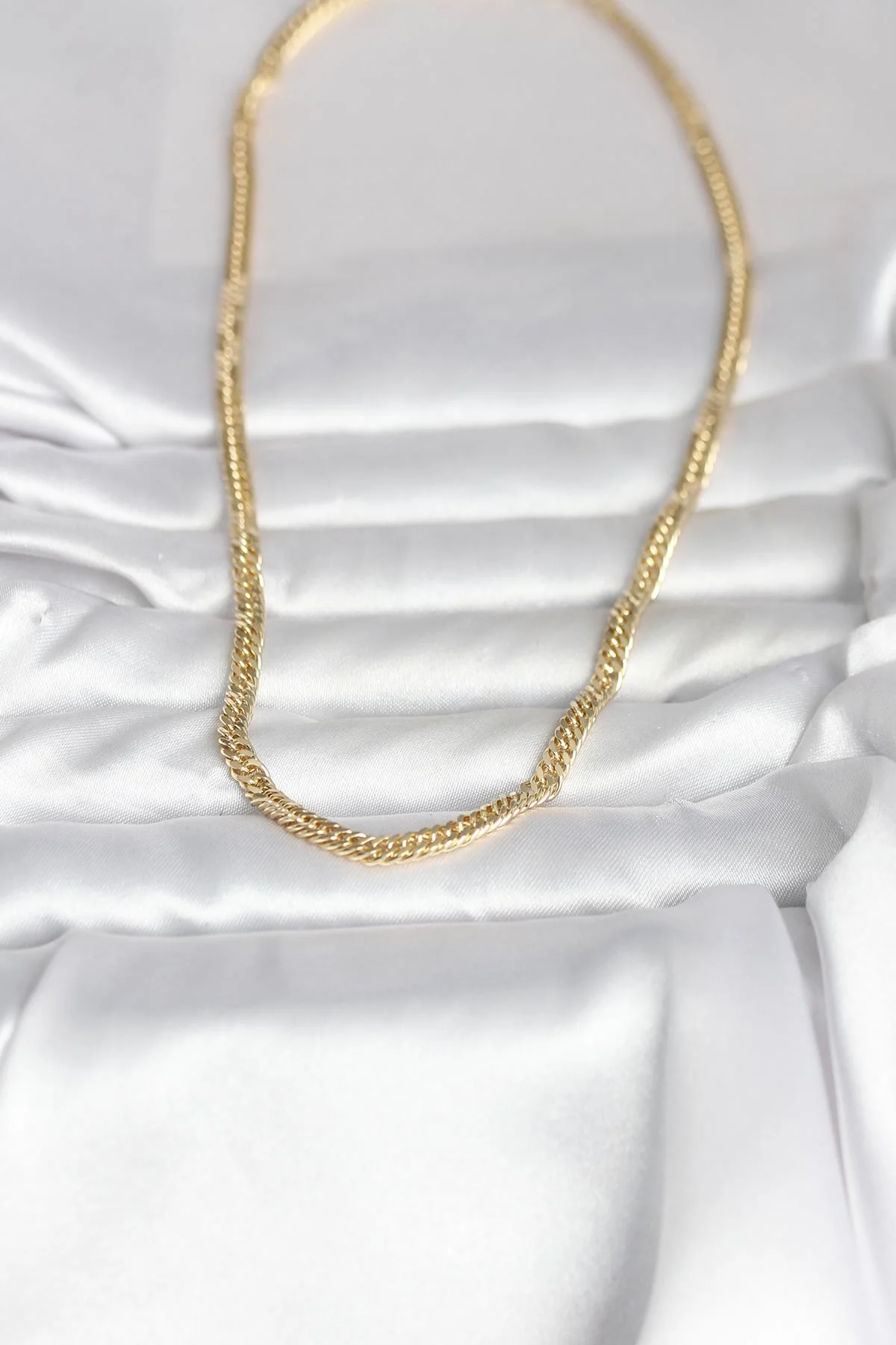 CM 14K Gold Renk Zincir Model 45 cm Kadın Kolye