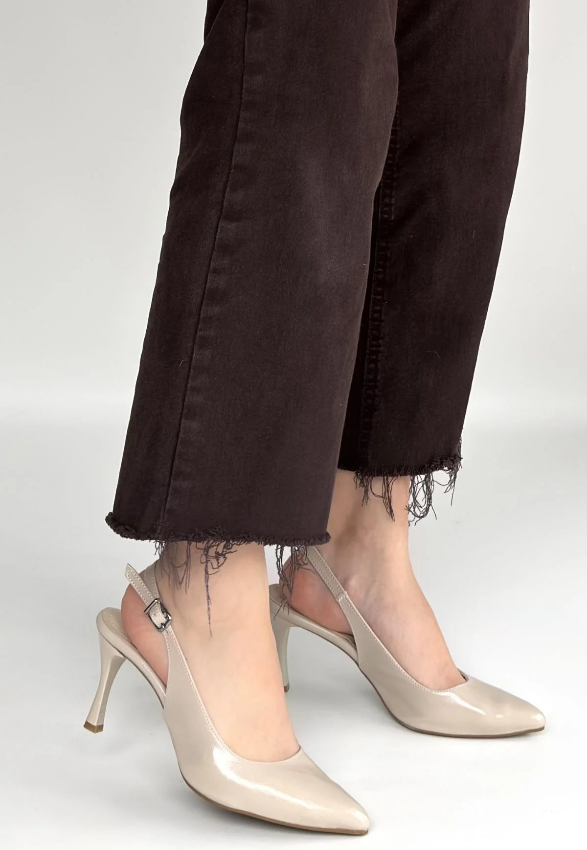 Uster Bej Rugan Topuklu Ayakkabı