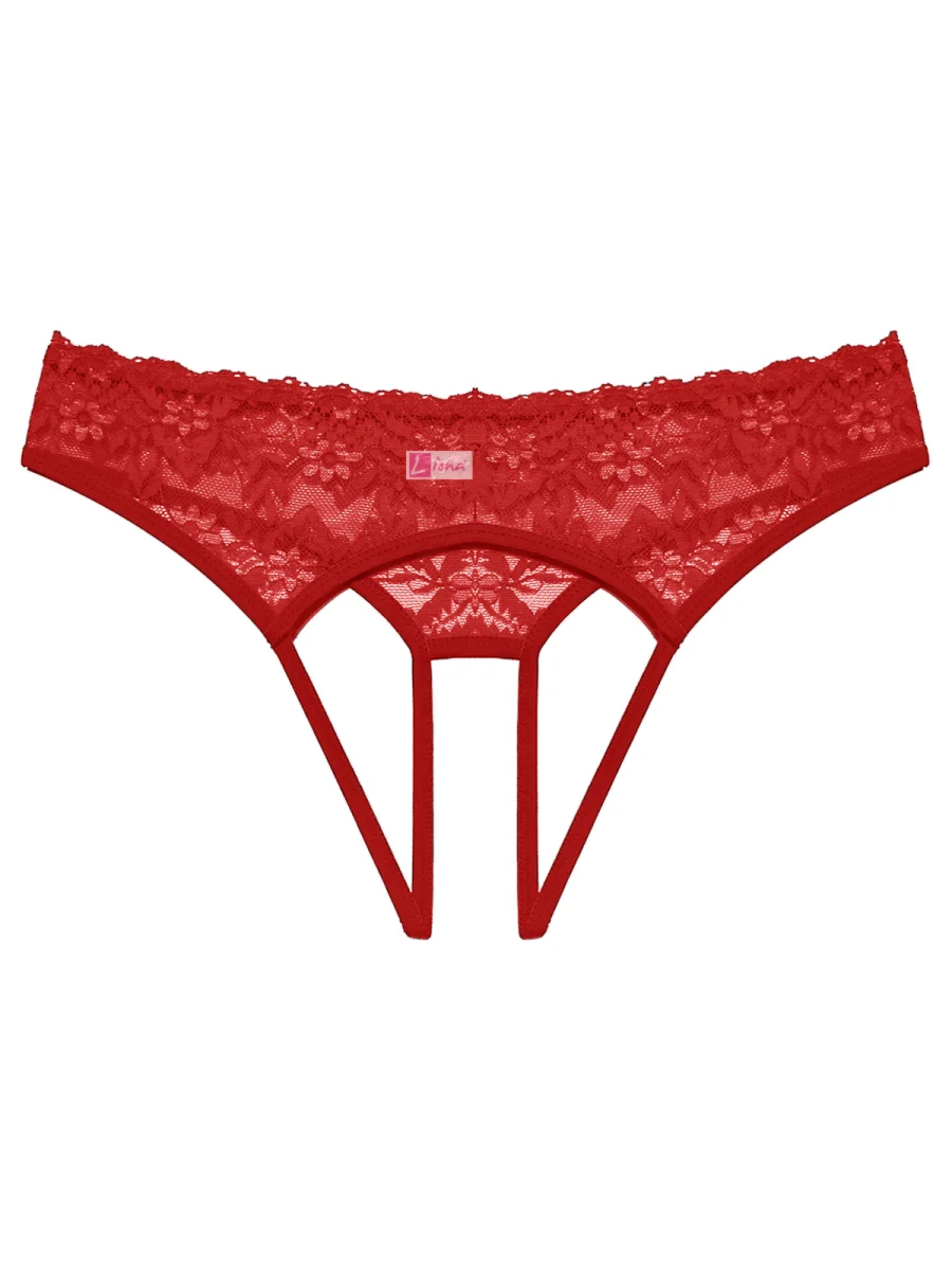 Büyük Beden Özel Bölgesi Açık Kırmızı Fantezi Külot