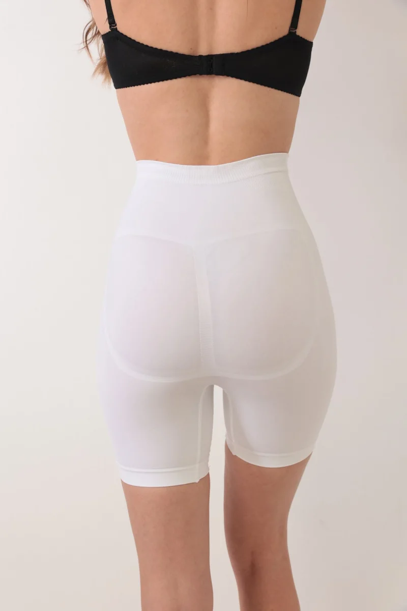 Beyaz Kadın Kalça Kaldırıcı Dikişsiz Korse - 760