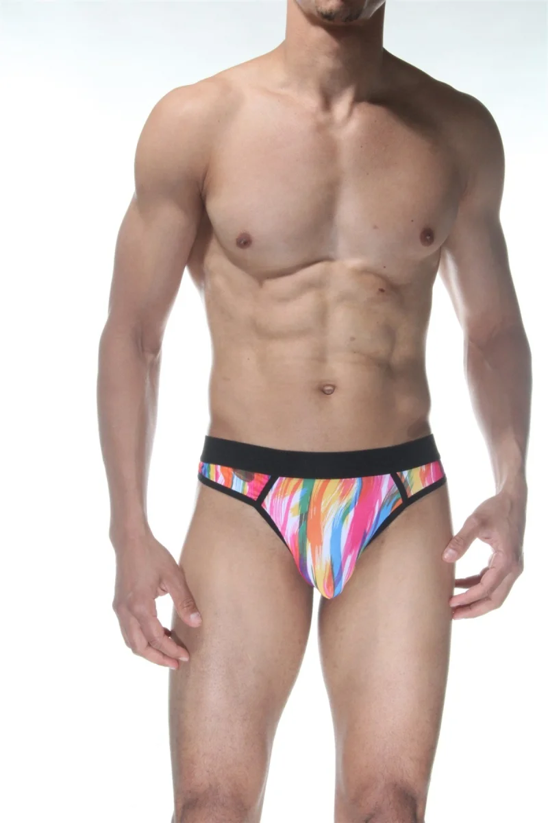 Renkli Erkek  Tanga Çamaşır