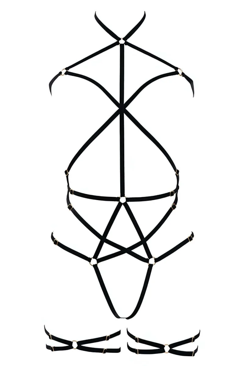 Seksi Lastik Vücut Takısı - Brf341