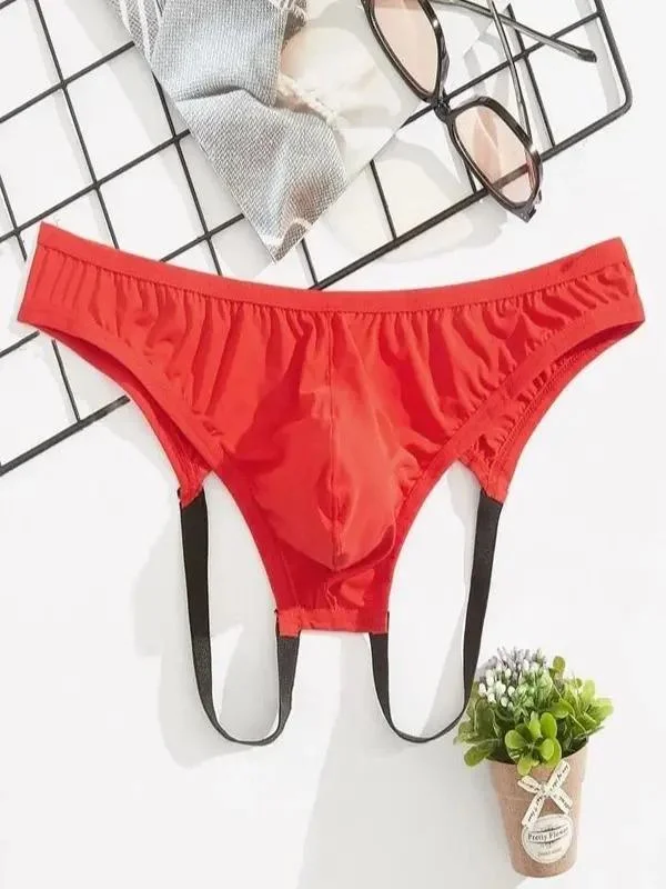 Erkek  Fantazi Kırmızı Jockstrap İç Giyim