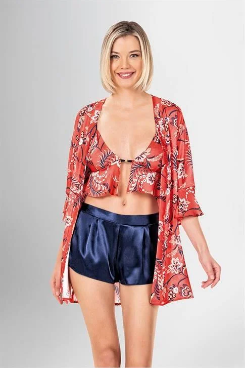 3'lü Şort Takımı Desenli