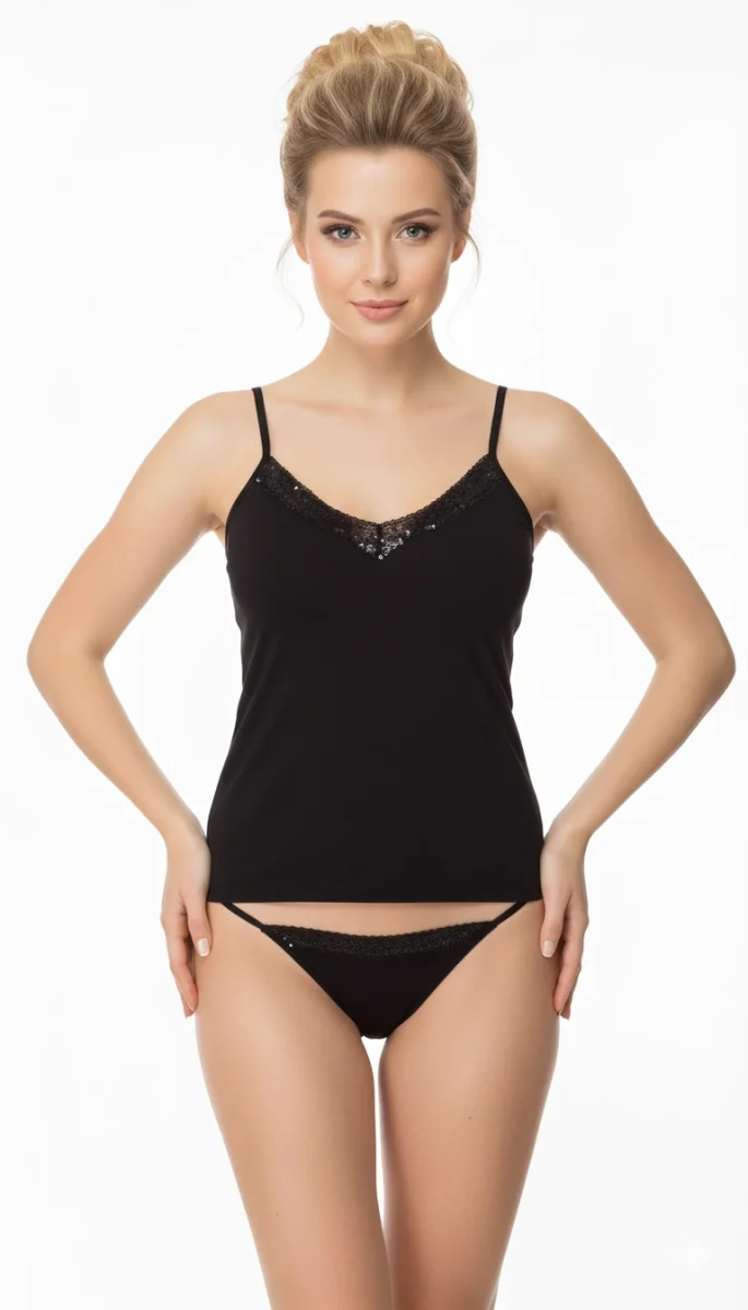 Şahinler Nakışlı İp Askılı Takım B339