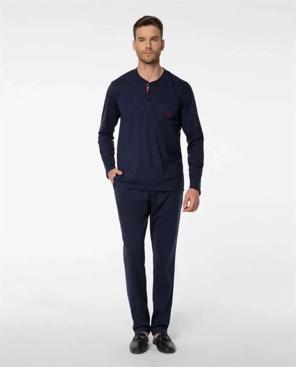 Pijalux Uzun Kollu  Erkek  Pijaması 2053