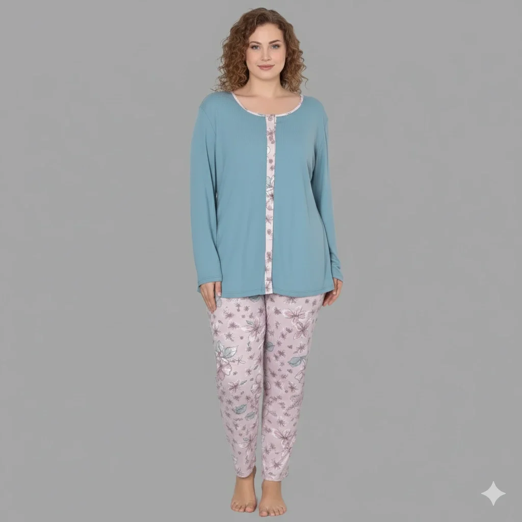 Limissi Desenli Melisa Pijama Takımı