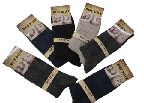 Miss Bella Lamswool Kışlık Erkek  Çorap 8 Adet