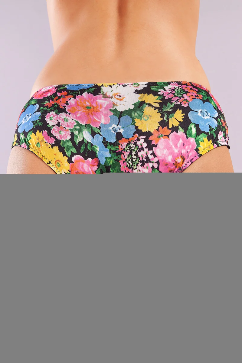 Garden Boy Short, Kadın Dantelli Çiçek Baskılı Şort Külot