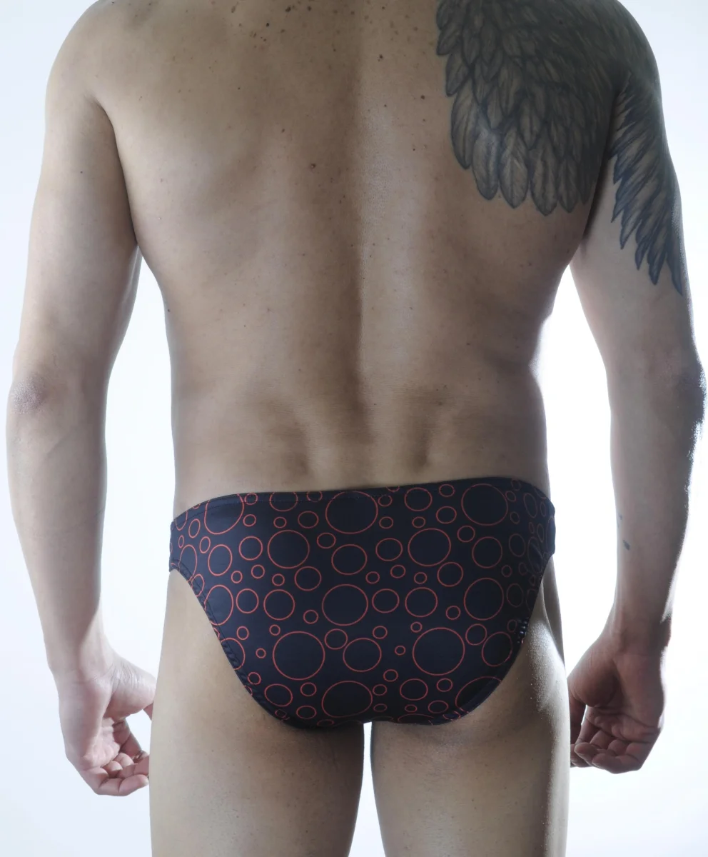 Erkek Daire Desenli Slip Çamaşır