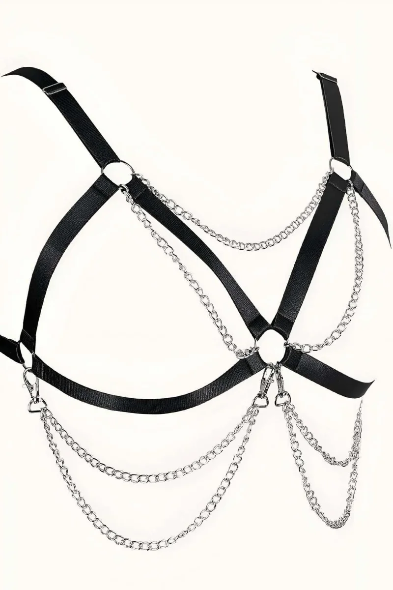 Seksi Lastik Göğüs Harness - Brf799