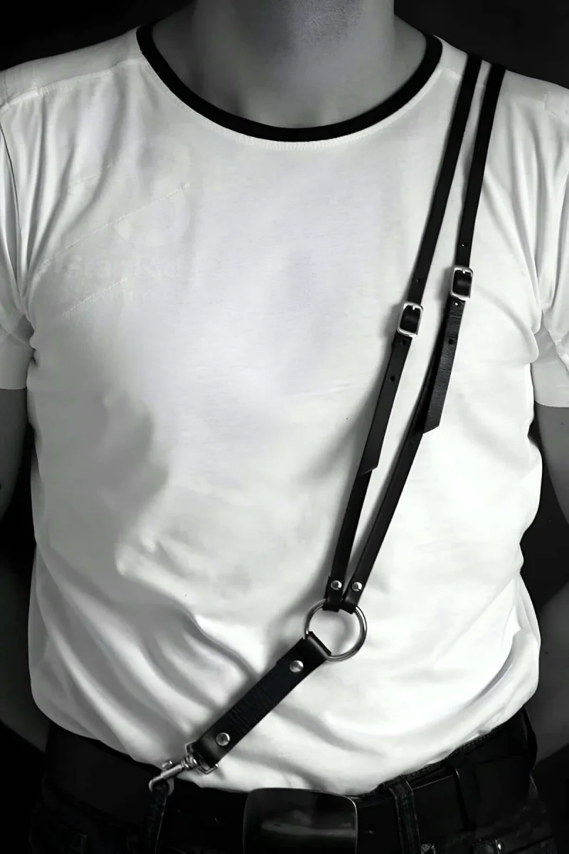 Erkek Omuzdan Askılı Göğüs Harness - Brfm98