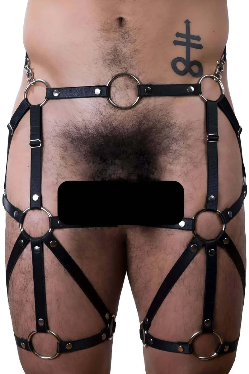 Erkrk Fantazi Lastik Jartiyer Harness - Brfm189