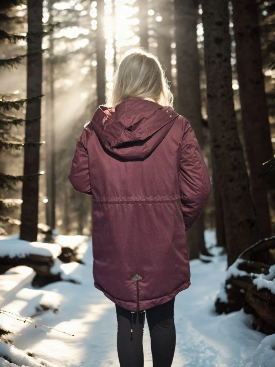 Uzun Kollu Hakiki Deri Ceket - Bordo