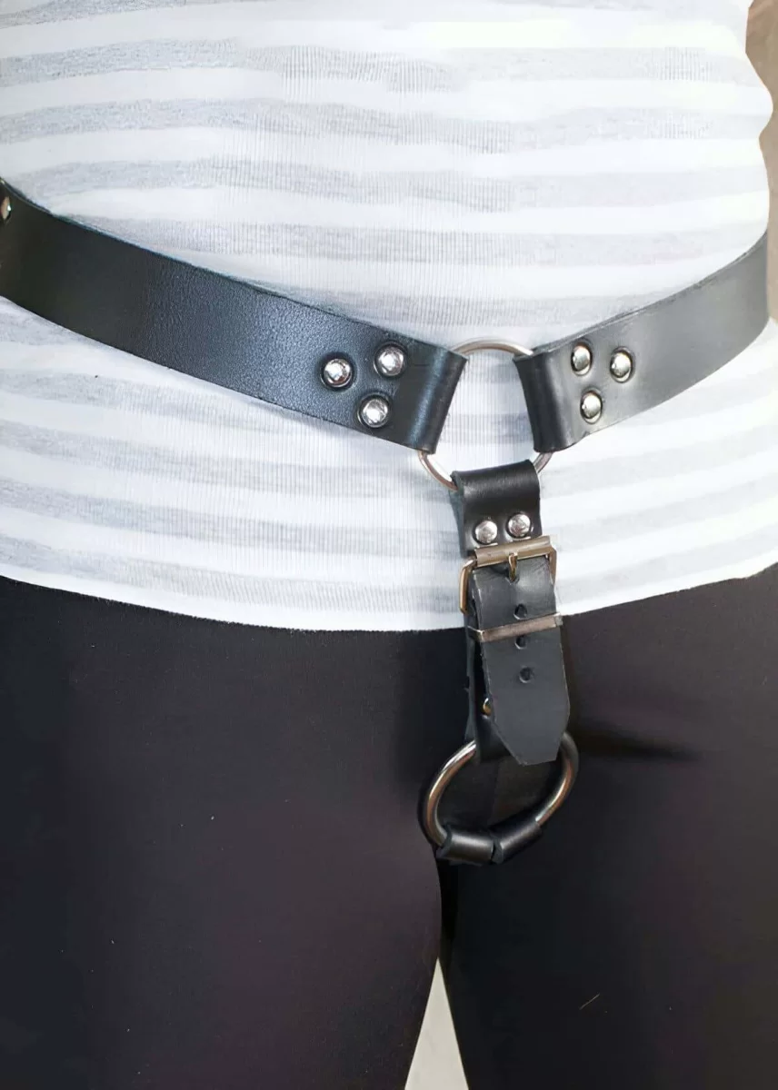 Erkek  Özel Bölge Deri Harness - Brfm25