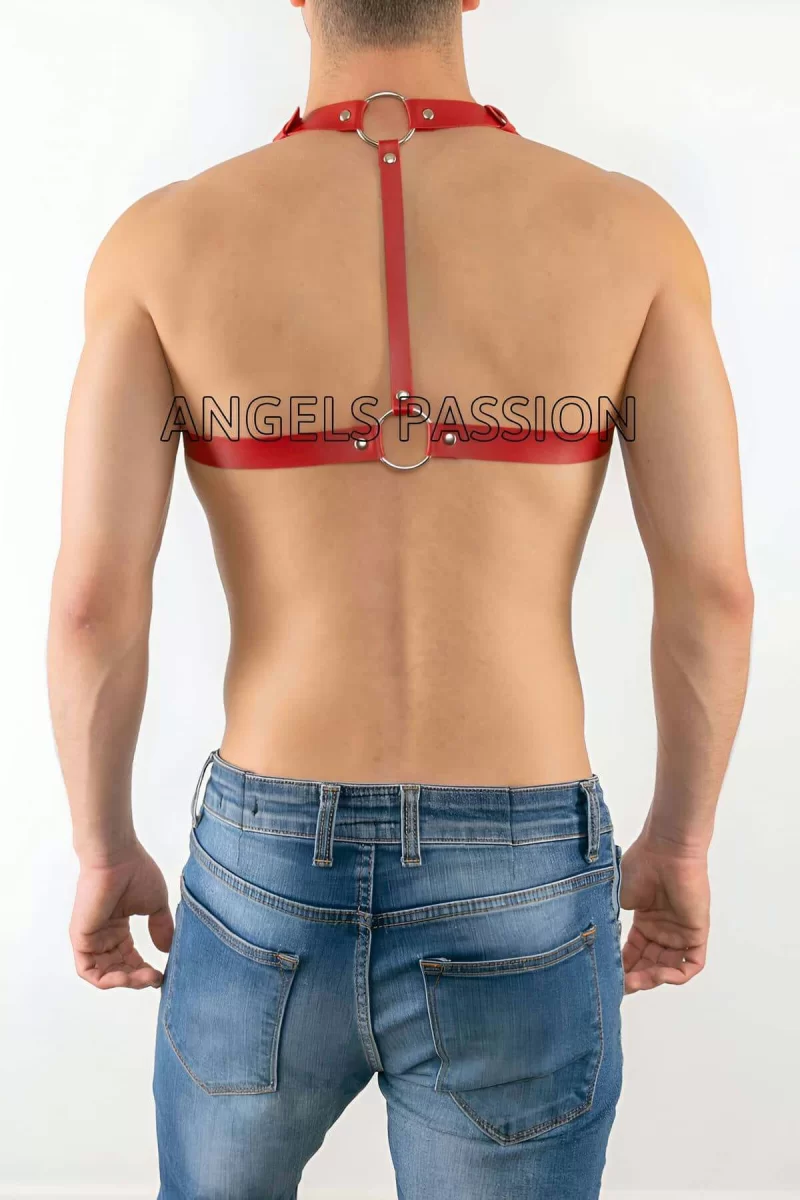 Göğüs Üzeri Deri Erkek  Harness Modelleri - Brfm16