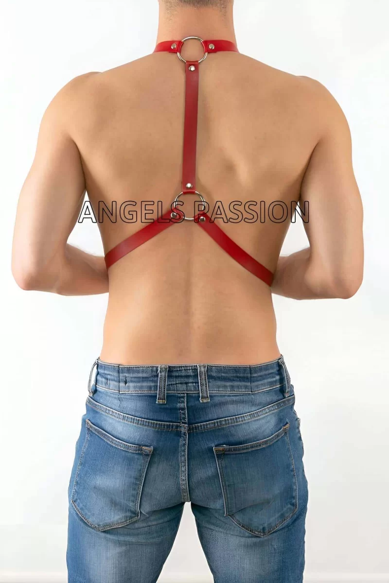 Deri Erkek  Pantalon Aksesuar, Deri Erkek  Harness - Brfm29