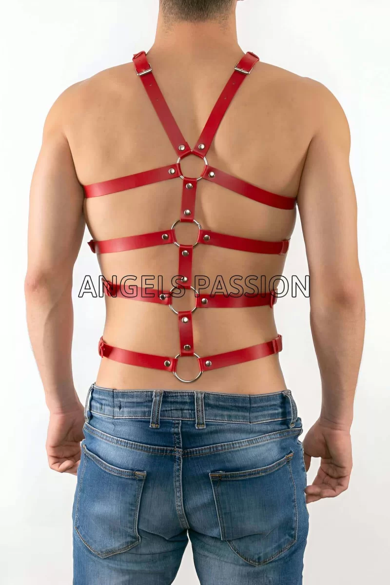 Seksi Erkek  Body Harness, Deri Erkek  Body Harness - Brfm54