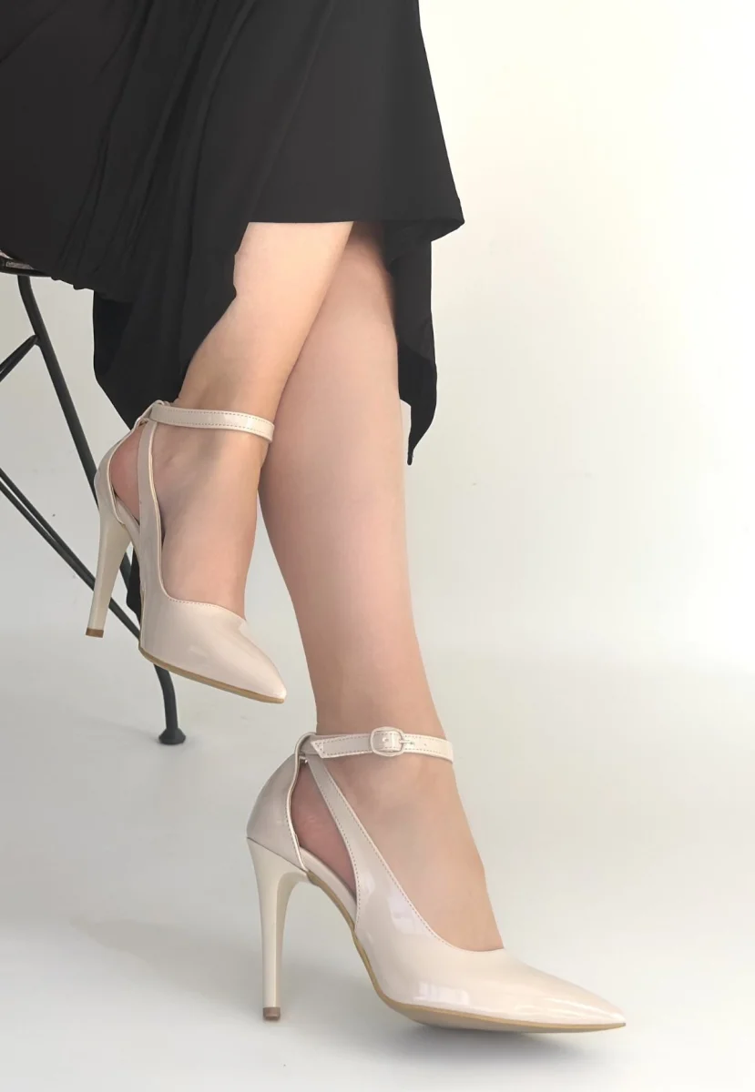 Wenni Bej Rugan Stiletto Ayakkabı