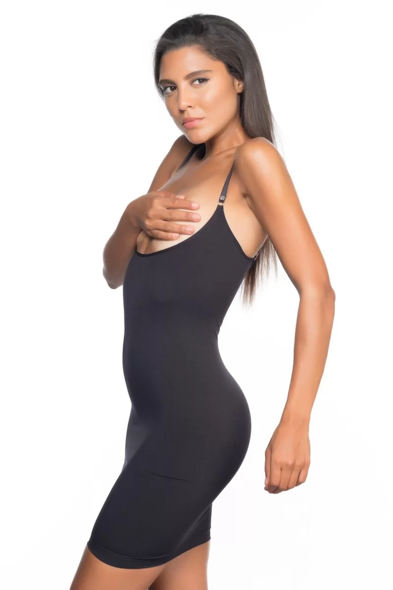 Siyah Mı Emay 5060 Göğsü Açık Elbise Korse