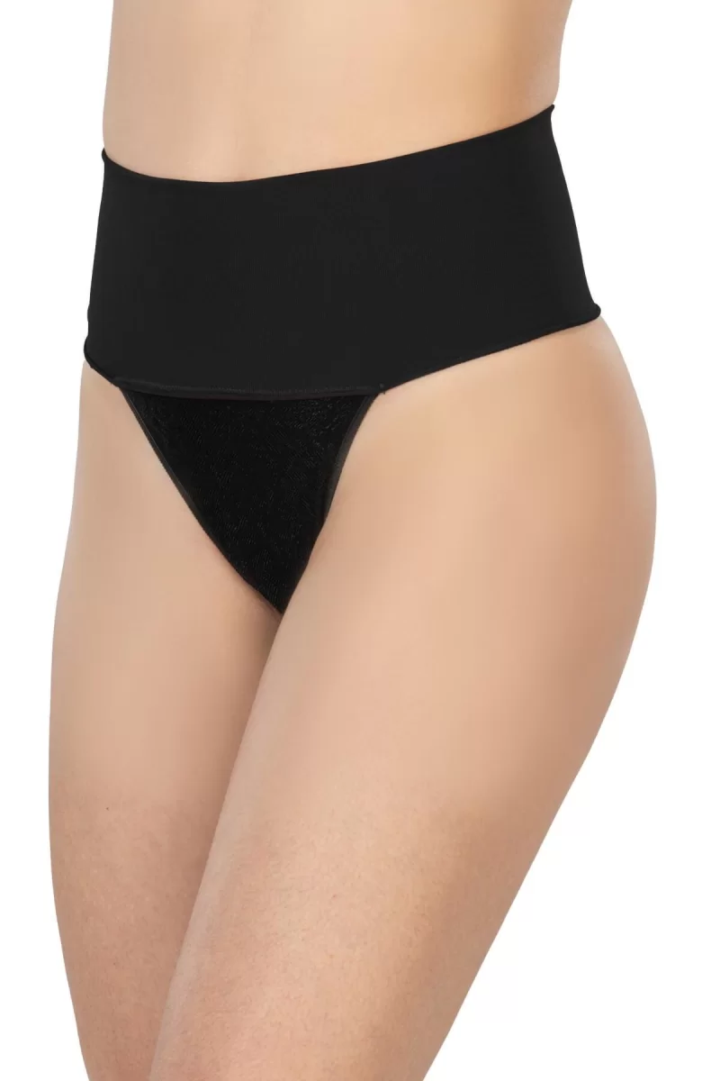 Siyah Mı 2048 Seamless Çift Renk String Korse