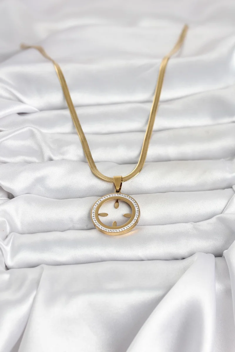 316L Çelik İtalyan Zincir Model Çeyrek Takılabilir Kadın Kolye